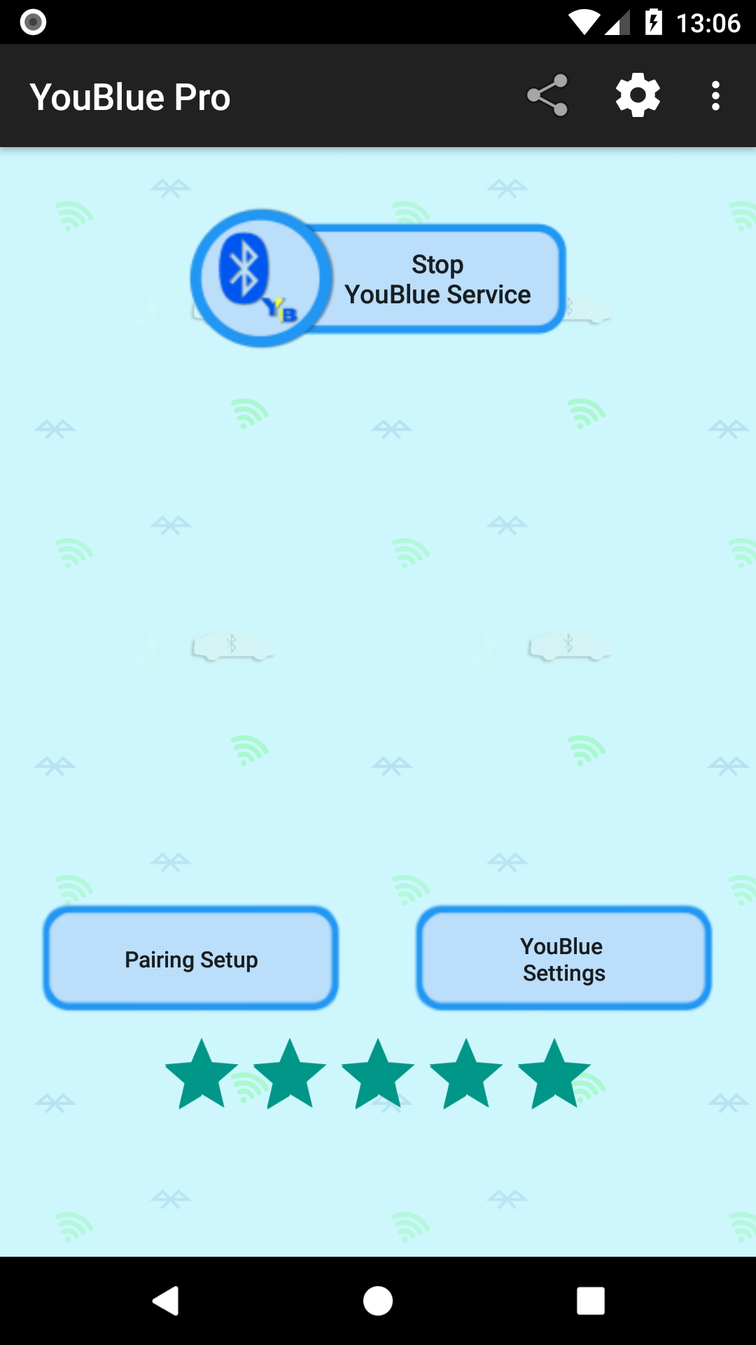 YouBlue Auto Control Main Toggle